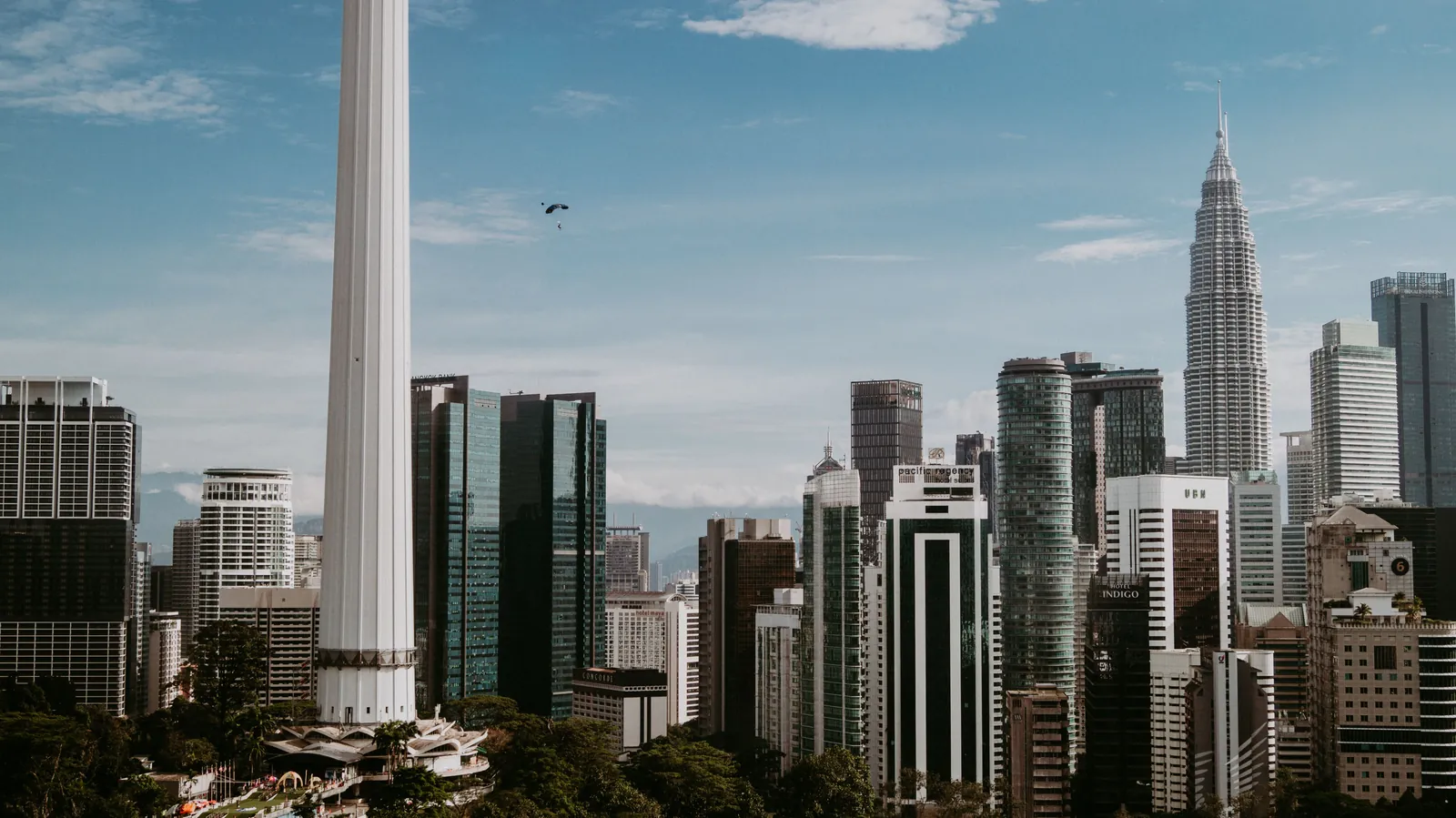 The Kuala Lumpur skyline